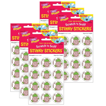 Trend Right On/Pineapple Scented Stickers, 144PK T83617